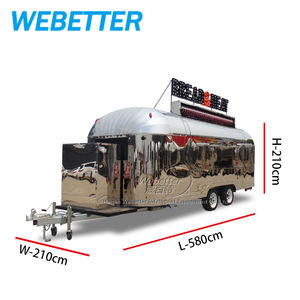 WEBETTER Móvil Totalmente Equipado Us Estándares Hotdog Comida Remolque Carros Snack Máquinas Food Truck Food Shop PARA <span class=keywords><strong>LA</strong></span> Venta - Product Image 2