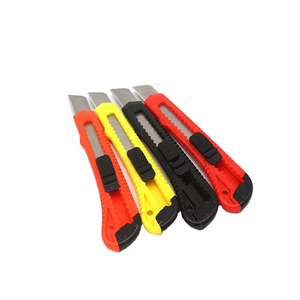 Fournisseur d'usine, lames de couteau utilitaire de 18 mm de couleur personnalisée avec manche entièrement en plastique ABS - Product Image 4