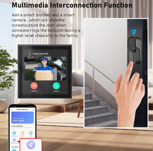 Pantalla de Control Central Inteligente con Red Multimodo Bt, Pantalla Táctil de 4 Pulgadas Estándar Europeo, Zigbee - Product Image 3