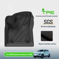 Tapetes de Piso y Revestimiento de Maletero de TPE Personalizados para Geely Geometry E Firefly 2024, Accesorios Interiores para Auto, Impermeables y de Ajuste Personalizado