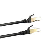 Kabel Patch Gigabit LAN RJ45 tahan lama CAT5/CAT8 RJ45 untuk PC Router & Modem panjang banyak tersedia