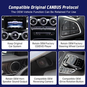 Tuyến đường Nhà máy cung cấp hệ thống kép Car GPS cho Mercedes Benz C Class ntg4.<span class=keywords><strong>5</strong></span> âm thanh không dây Carplay Bảng điều khiển vị trí 12.3 "Linux - Product Image 4
