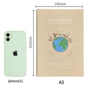 Nuevo Cuaderno Ecológico de PU de Alta Gama con Certificación GRS, Superficie Suave con Textura de Lichi, Personalizable para Empresas - Product Image 1