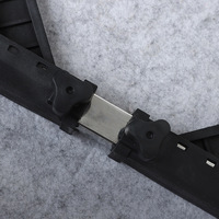 Support de roulement télescopique en plastique pour appareils électroménagers, chariot mobile, étagère de rangement de cuisine, base surélevée