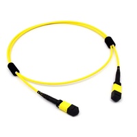 MPO untuk MPO MPO/APC MPO/UPC 8 Core 12 Core 16core OS2 kabel Patch serat optik Mpo Mtp kabel Patch Om4 Mpo Wanita kabel perca