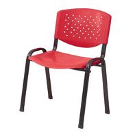 Chaise de conférence scolaire empilable en plastique moderne, durable et écologique, chaise de bureau pour la formation