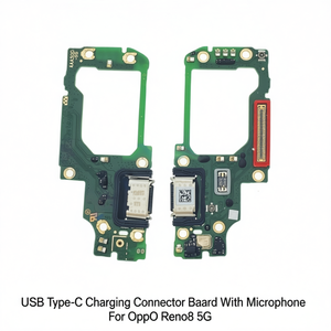 Placa conectora de carga USB tipo C con micrófono para Oppo Reno8 5G - Product Image 2