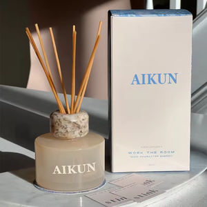 Difusor de Aromaterapia Personalizado Aikun, de Vidrio, Ecológico, Libre de BPA, con Varillas de Ratán Natural, Fragancia Duradera para el Hogar - Product Image 2