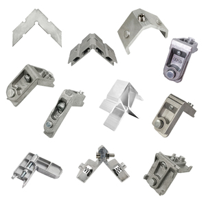 Hợp Kim Tùy Chỉnh <span class=keywords><strong>Trident</strong></span> Đánh Bóng Nhôm Hồ Sơ Kết Nối Bảo Vệ Góc Hợp Kim Kẽm - Product Image 6