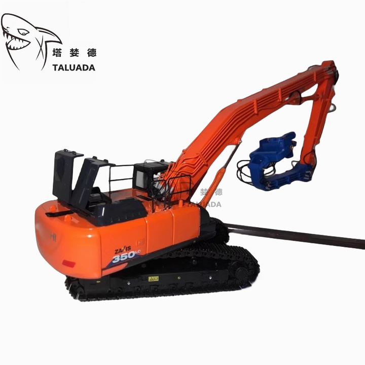 ミニカー 1/50 日立 HITACHI ZAXIS350-6 パイルドライバー ミニカー 1/50 日立 HITACHI ZAXIS350-6 パイルドライバー