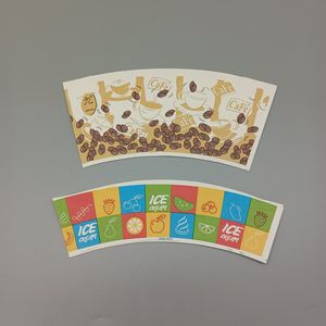 Customized Logo Paper <b>Cup</b> Fan Offset Printing Food Grade Waterproof <b>Cup</b> Making Raw Material - Product Image 4