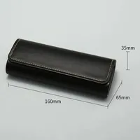 Étui à lunettes en cuir PU de haute qualité avec logo personnalisé LMA, design de marque, vente en gros, idéal comme cadeau, boîte à lunettes