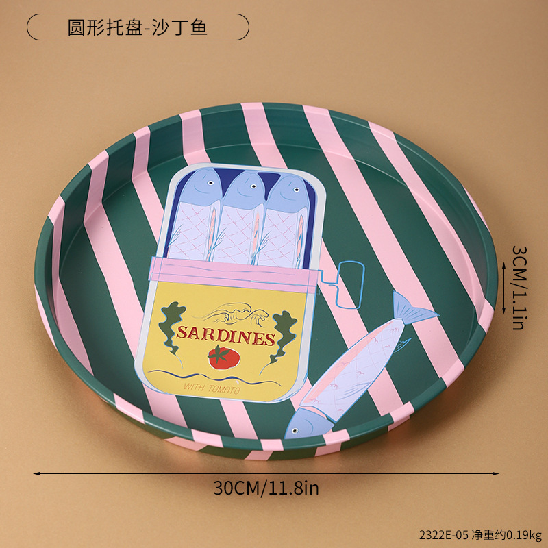 2322E-05 Plateau rond - Sardines