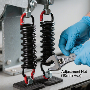 نوابض شد مخصصة من الفولاذ المقاوم للصدأ لأبواب المرآب الصناعية، بتصميم حلزوني وخصم للشراء بالجملة - Product Image 4