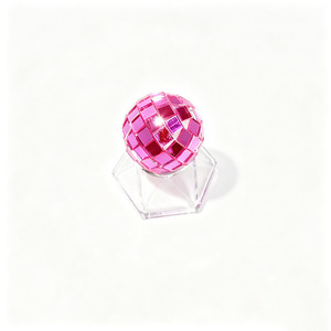 Bola de Discoteca Rosa al por Mayor, Bola de Cristal Espejado Rosa para Decoración de <span class=keywords><strong>Mesa</strong></span> y Suelo, Ideal para Despedidas de Soltera, Fiestas de los 70, Centros de <span class=keywords><strong>Mesa</strong></span> para Bodas, Venta a Granel - Product Image 5