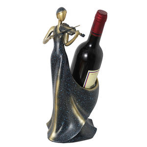 Porte-vin créatif en résine pour <span class=keywords><strong>violon</strong></span> pour salon Décoration de table artistique Porte-vin pour table à manger Meuble TV ou présentoir d'entrée - Product Image 3