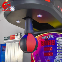 Máquina de prueba de fuerza Punch Power Test Arcade, gabinete de prueba de fuerza con pago por código QR, monedas y juego gratuito, pegatina personalizada OEM, bilingüe para centros comerciales