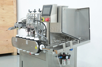 HoneMix Relleno y sellador de tubos automático compacto de producción pequeña Crema cosmética Pasta de dientes Relleno y embalaje de tubos de plástico