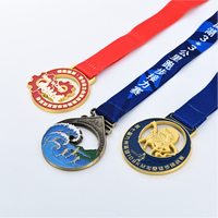 Médaille en métal personnalisée avec logo, émail souple, haute qualité, jeton de team building pour les défis en plein air