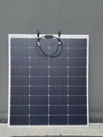 Panneau solaire flexible 50W 100W 150W, module solaire monocristallin, panneau solaire portable pour application hors réseau