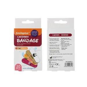 Bandage/ce Cartoon PVC/PE Waterproof Adhesive Bandage Cartoon Plaster Gift Packaging Bandage/CE Approved