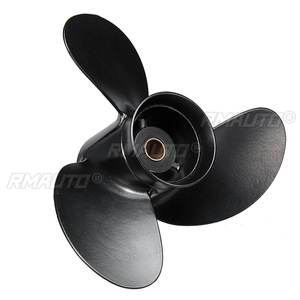 ใบพัดเรือ 3B2W64517-1 8.5X9 สำหรับเรือโทฮัทสึ นิสสัน-เมอร์คิวรี่ 8-9.8 แรงม้า อลูมิเนียมอัลลอย 3 ใบพัด สีดำ 12 ฟันสไปลน์ - Product Image 4