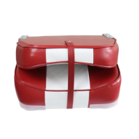 Nouveau Siège de Capitaine Rabattable en Cuir PU Imperméable pour Bateau, Siège Pliant à Charnière pour Yacht et Navire
