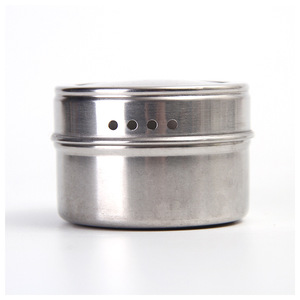 הכי חדש כלי מטבח מגנטי תבלינים פחיות מכולות סטים מגנט סט תיבת נירוסטה צנצנת תבלינים מיכל סיר מתכת מטבח 2 סטים - Product Image 5