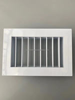 Grille de retour à défoncement automatique, en aluminium, avec lames simples réglables, 1 pièce, HVAC