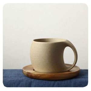 <span class=keywords><strong>Tasse</strong></span> à café <span class=keywords><strong>en</strong></span> céramique de style japonais avec soucoupe <span class=keywords><strong>en</strong></span> <span class=keywords><strong>bois</strong></span> Ensemble de tasses à thé au lait <span class=keywords><strong>en</strong></span> porcelaine nordique <span class=keywords><strong>en</strong></span> vrac - Product Image 4