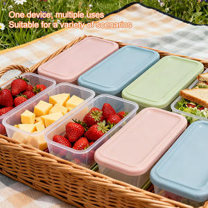 Recipiente Rectangular Transparente de Silicona, Hermético, Ecológico, Libre de BPA, para Conservación de Alimentos Frescos, Apto para Refrigerador y Microondas - Product Image 2