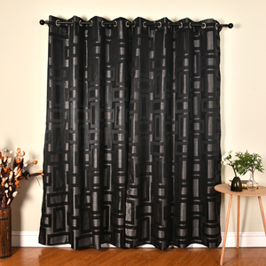 Personnalisé 100% Polyester Beige Noir <span class=keywords><strong>Ardoise</strong></span> Marron Jaune Isolé Blackout floral Salon coton imprimé Fenêtre Rideaux - Product Image 5