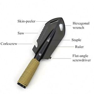 Steel Gardening Shovel With Wrench Outdoor Multifunction Shovel Survival Spade <b>Camping</b> Garden Digging <b>Tools</b> - Product Image 2