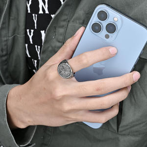 Retro Viking Odin Triangle Knot <b>Titanium</b> Steel <b>Ring</b> For <b>Men</b> Geometric Design Everyday Wear Large Size - Product Image 3