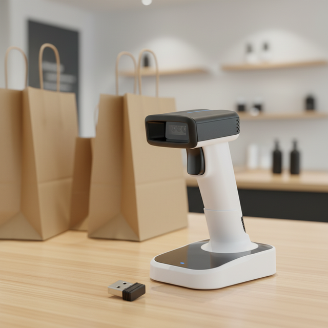 LONVILL 2D Barcode Scanner USB Interface CMOS Sensor IP54 QR Code Reader for Outdoor