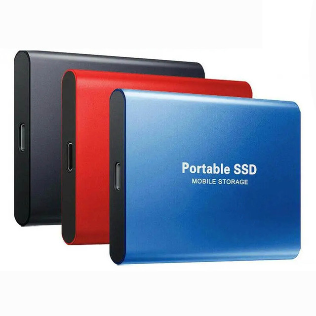 Portable SSD 32T 16T 8TB 4TB 2TB 1TB External Hard Disk USB3.0 Blue Red Black Mobile SSD Solid Disk