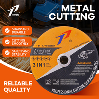 Disque abrasif de découpe super fin pour meuleuse, disques de coupe pour marbre, 7 pouces, en acier inoxydable pour roue abrasive en acier inoxydable