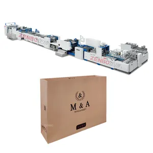 Luxury shopping gift bags machine for making paper bags;automatic paper bag production line ZB1200CT-430S