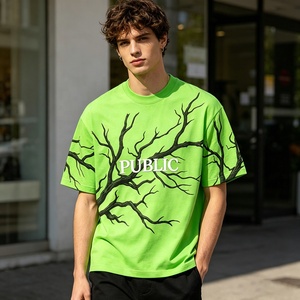 Fabricant de T-shirts à Marque Blanche – Impression Numérique Haut de Gamme Personnalisée, T-shirt Ample Style Urbain, Broderie Plate, T-shirt Décontracté pour Homme - Product Image 3