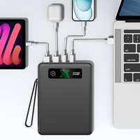 Batterie LiFePO4 62000mAh 200W banques d'énergie électronique grand public centrales électriques extérieures avec CE RoHs FCC