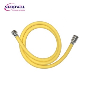 Tubo Flessibile per <span class=keywords><strong>Doccia</strong></span> in PVC Moderno 1,5m Giallo con Garanzia di 5 Anni - Product Image 1