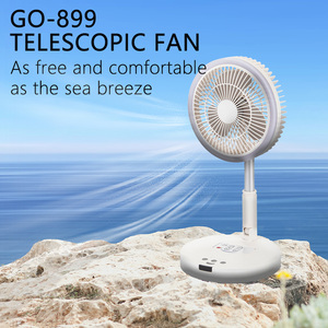 8000mAh USB 3 vitesses du vent conception pliante facile <span class=keywords><strong>à</strong></span> transporter télécommande rotative détachable ventilateur <span class=keywords><strong>de</strong></span> <span class=keywords><strong>table</strong></span> <span class=keywords><strong>de</strong></span> garde avec veilleuse - Product Image 5