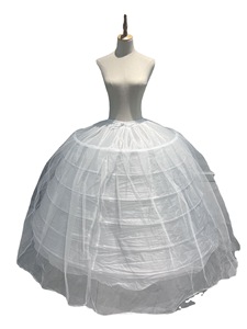Nouvelle <span class=keywords><strong>Jupon</strong></span> de <span class=keywords><strong>Mariée</strong></span> Super Large en Tulle à 6 Baleines, Une Couche, <span class=keywords><strong>Taille</strong></span> Élastique, pour Cosplay - Product Image 1