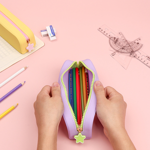 2025 mới bán buôn Silicone bút chì trường hợp văn phòng trường văn phòng phẩm Kid Túi bút đa chức năng lưu trữ Pouch - Product Image 2