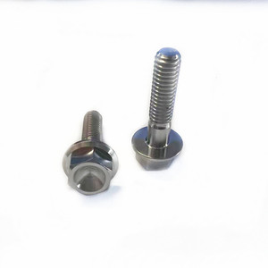 Vis en titane GR5 1/<span class=keywords><strong>4</strong></span>-20*32mm, vis à tête hexagonale haute résistance, prix d'usine, vis à tête à bride - Product Image 3