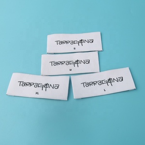 Guangzhou ropa fabricante personalizado final doble textiles logotipo privado camisas tejidas de dobladillo <span class=keywords><strong>etiquetas</strong></span> - Product Image 4