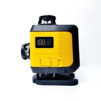 4D 16 lignes 360 °   Niveau laser vert autonivelant à lignes croisées avec base rotative pour l'alignement en construction