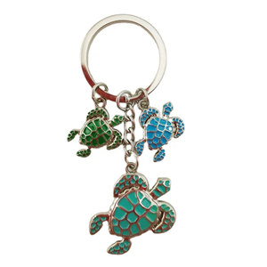 Móc Khóa Lưu Niệm <span class=keywords><strong>Cancun</strong></span> Mexico Bãi Biển Rùa Bằng Hợp Kim Kim Kim Loại Tùy Chỉnh - Product Image 5