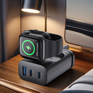<span class=keywords><strong>20W</strong></span> อะแดปเตอร์ไฟ USB-C ขาคู่ usbc Type-C ที่ชาร์จโทรศัพท์มือถือแบบเร็วเครื่องชาร์จไร้สายแบบพกพาสำหรับนาฬิกา <span class=keywords><strong>airpods</strong></span> และโทรศัพท์ - Product Image 2