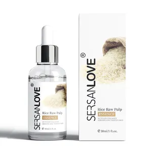 SERSANLOVE Serum Wajah bubur mentah Herbal, Serum cair Esens Wajah kolagen perawatan kulit Anti Penuaan melembapkan dan mencerahkan